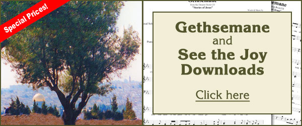 Gethsemane sheet music now available for download! Click here.